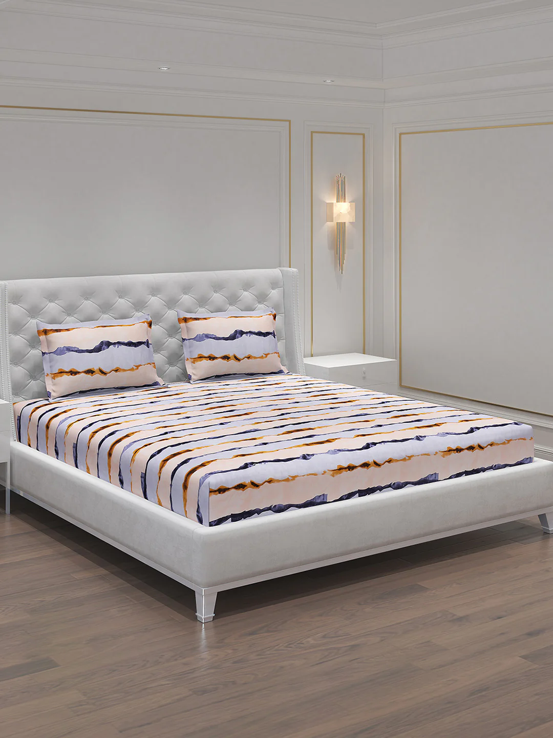 MOCA by Monte Carlo 120 GSM Microfibre Double Bedsheet (2 Pcs Set) - Image 2