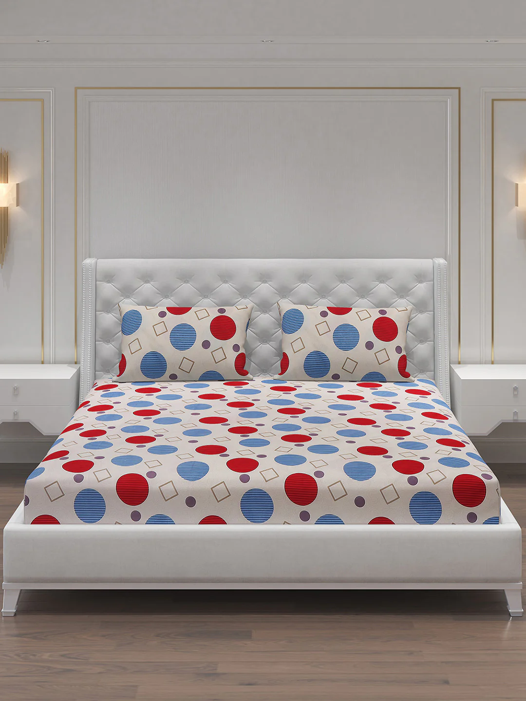 MOCA by Monte Carlo 120 GSM Microfibre Double Bedsheet (2 Pcs Set) - Image 4