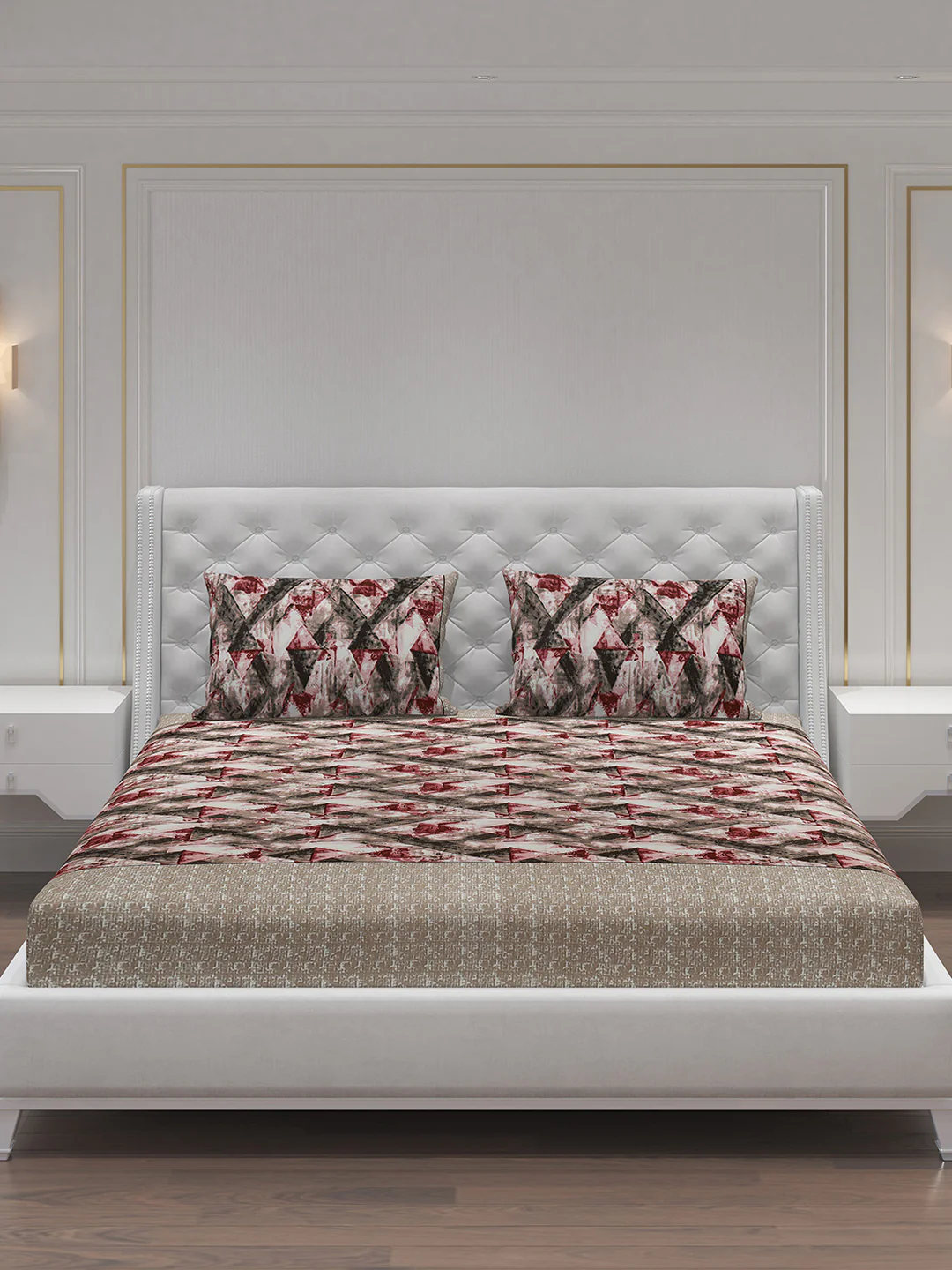MOCA by Monte Carlo 120 GSM Microfibre Double Bedsheet With 2 Pillow Covers - Image 4