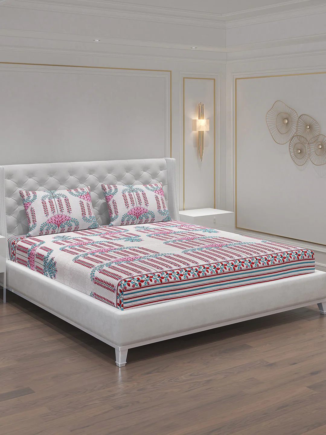 MOCA by Monte Carlo 120 GSM Microfibre Double Bedsheet with 2 Pillow Covers - Image 2