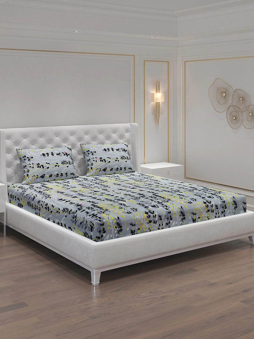 MOCA by Monte Carlo 120 GSM Microfibre Double Bedsheet with 2 Pillow Covers - Image 2