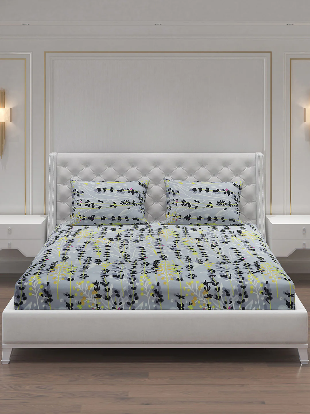 MOCA by Monte Carlo 120 GSM Microfibre Double Bedsheet with 2 Pillow Covers - Image 3