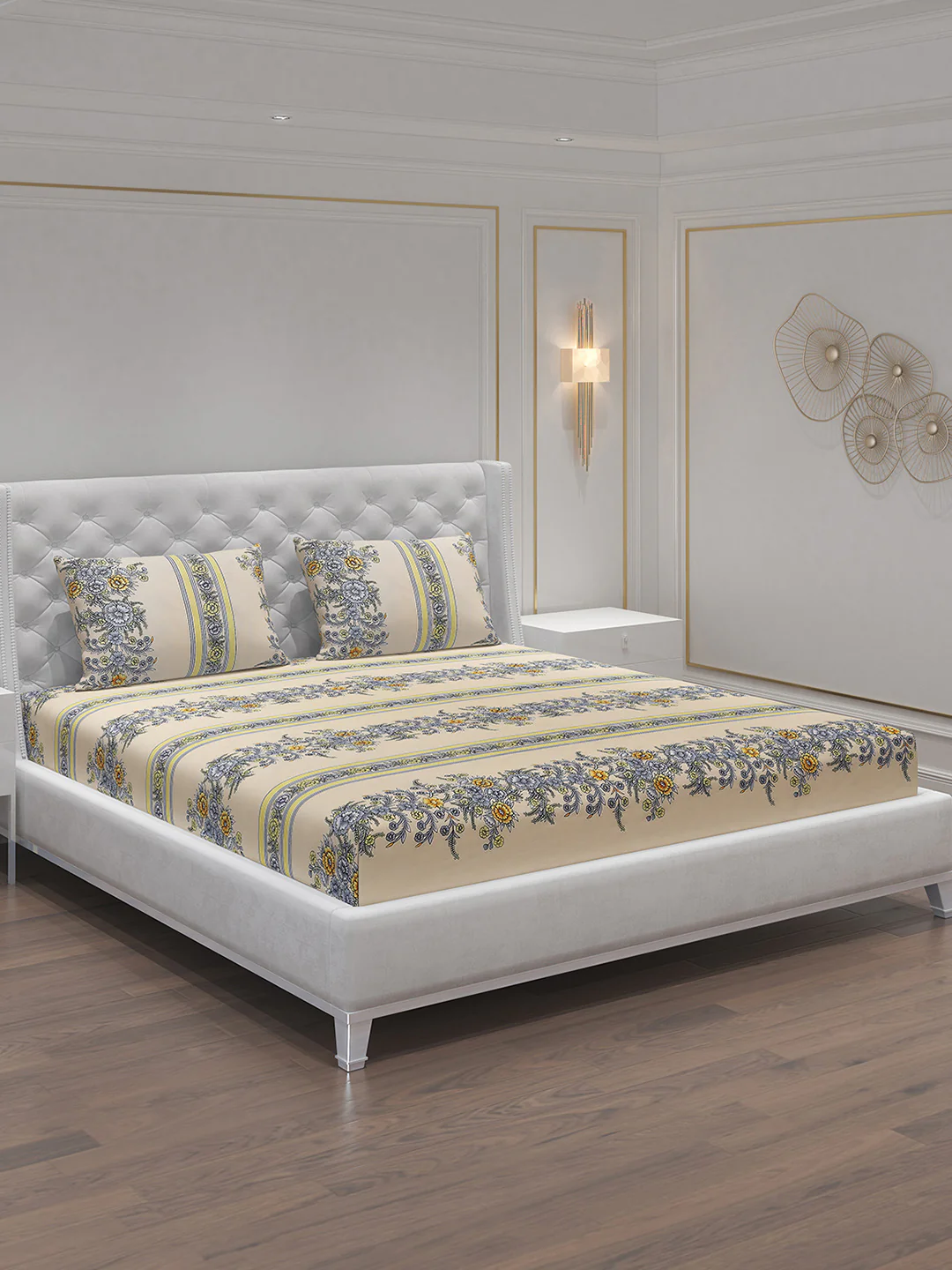 MOCA by Monte Carlo 120 GSM Microfibre Double Bedsheet with 2 Pillow Covers - Image 2