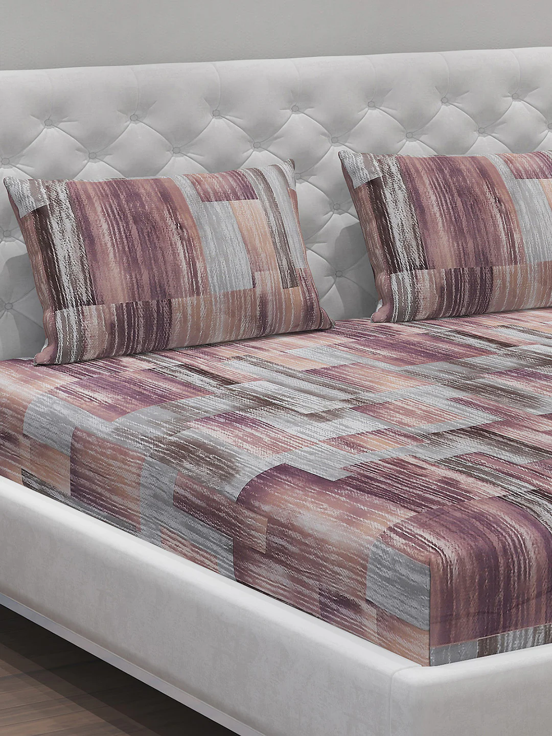 MOCA by Monte Carlo 120 GSM Microfibre Double Bedsheet with 2 Pillow Covers