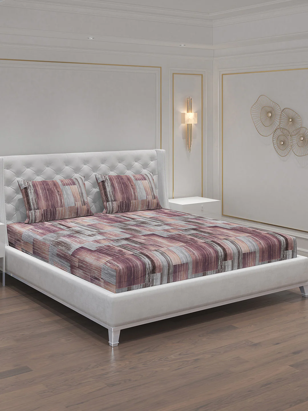 MOCA by Monte Carlo 120 GSM Microfibre Double Bedsheet with 2 Pillow Covers - Image 2