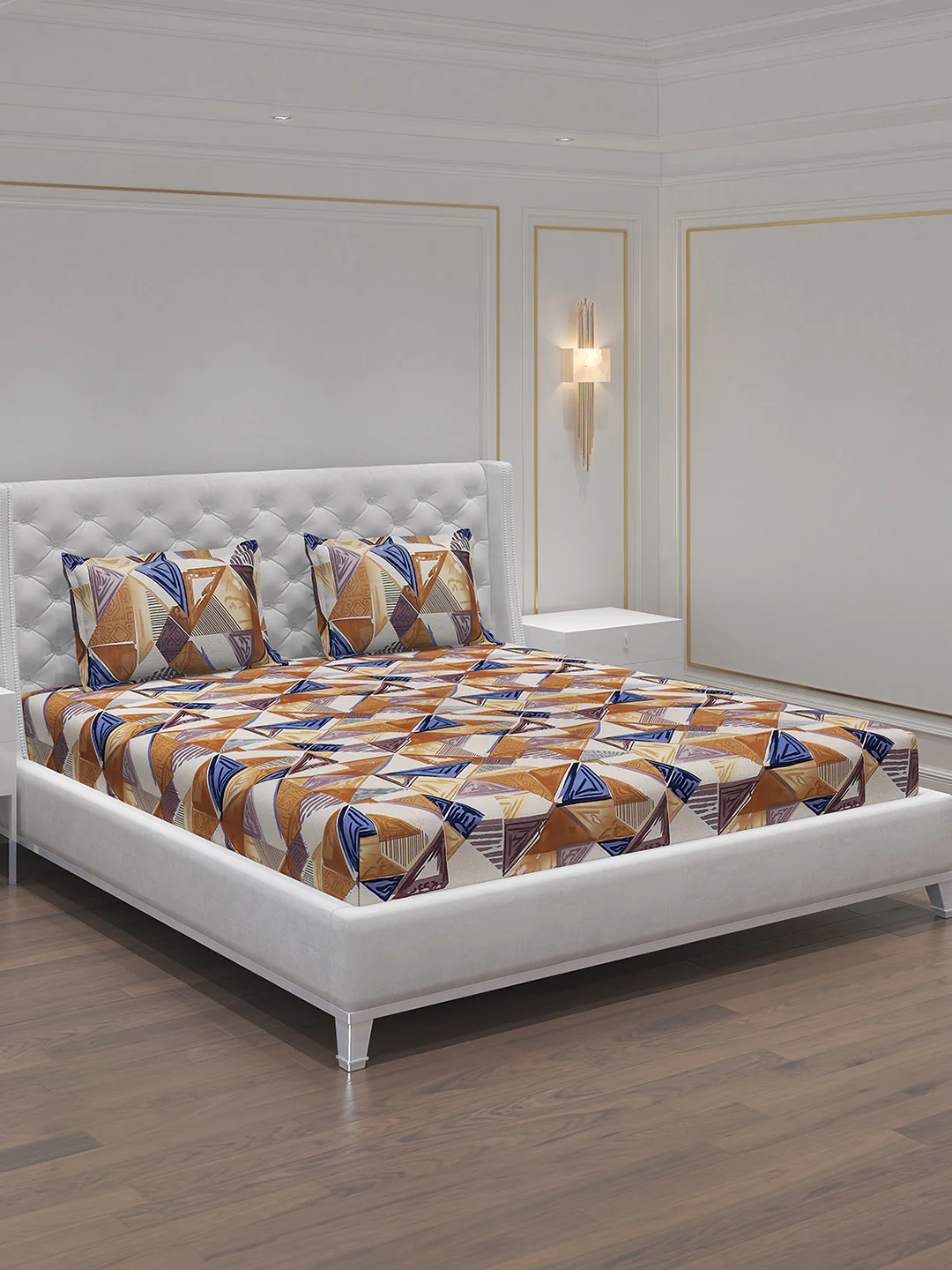 MOCA by Monte Carlo 120 GSM Microfibre Double Bedsheet with 2 Pillow Covers - Image 2