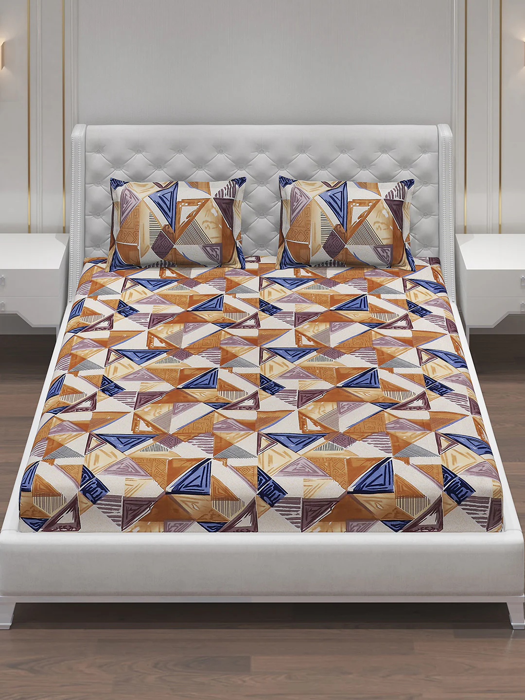 MOCA by Monte Carlo 120 GSM Microfibre Double Bedsheet with 2 Pillow Covers - Image 3