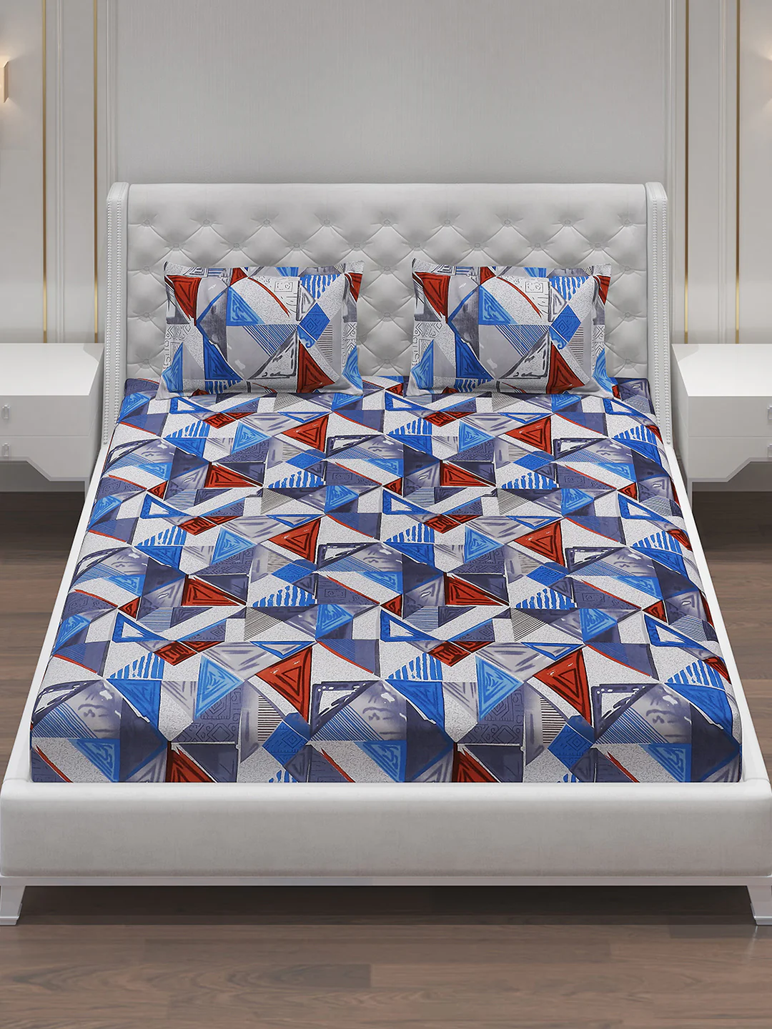 MOCA by Monte Carlo 120 GSM Microfibre Double Bedsheet with 2 Pillow Covers - Image 3