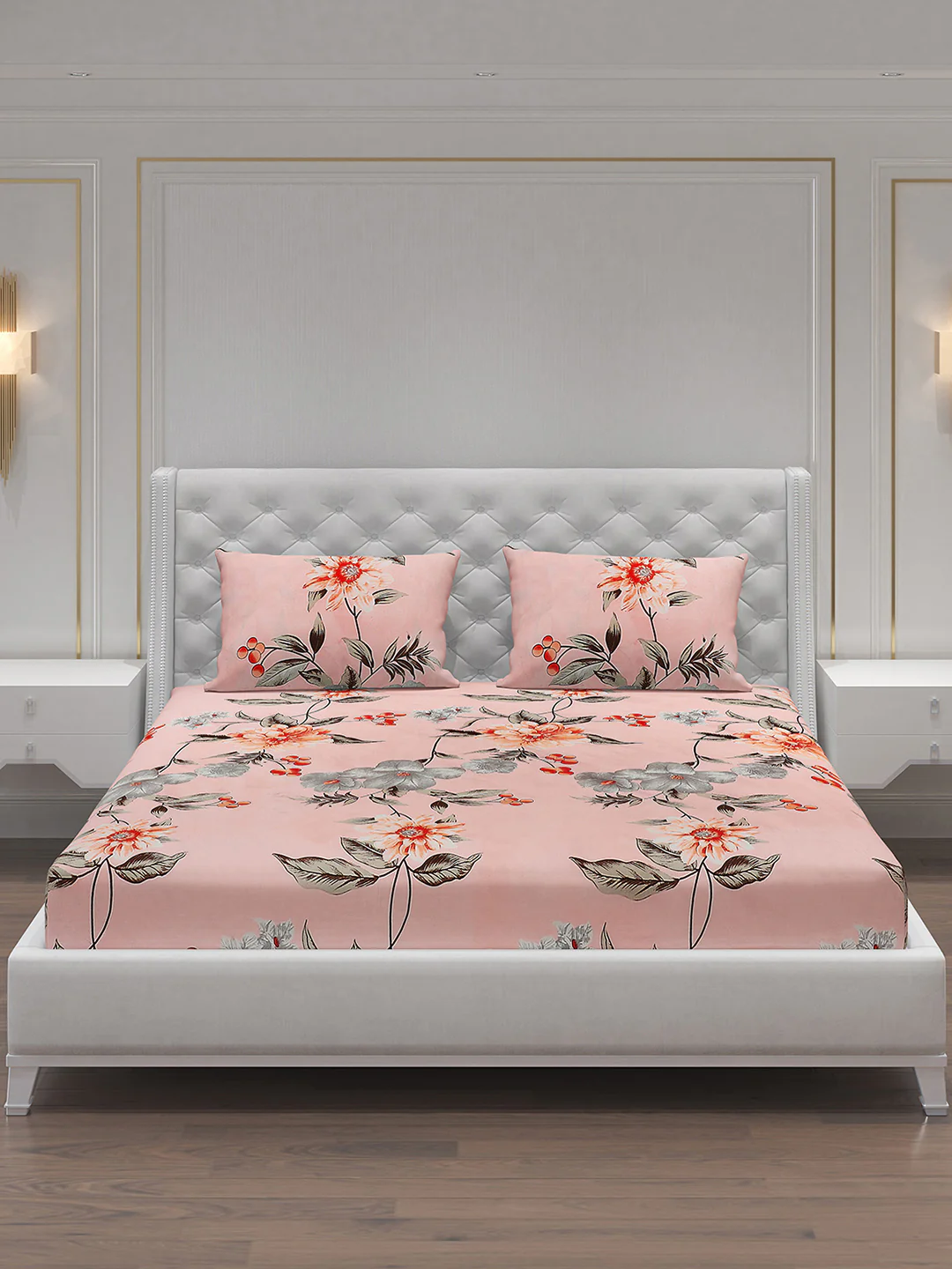 MOCA by Monte Carlo 120 GSM Microfibre Double Bedsheet with 2 Pillow Covers - Image 4