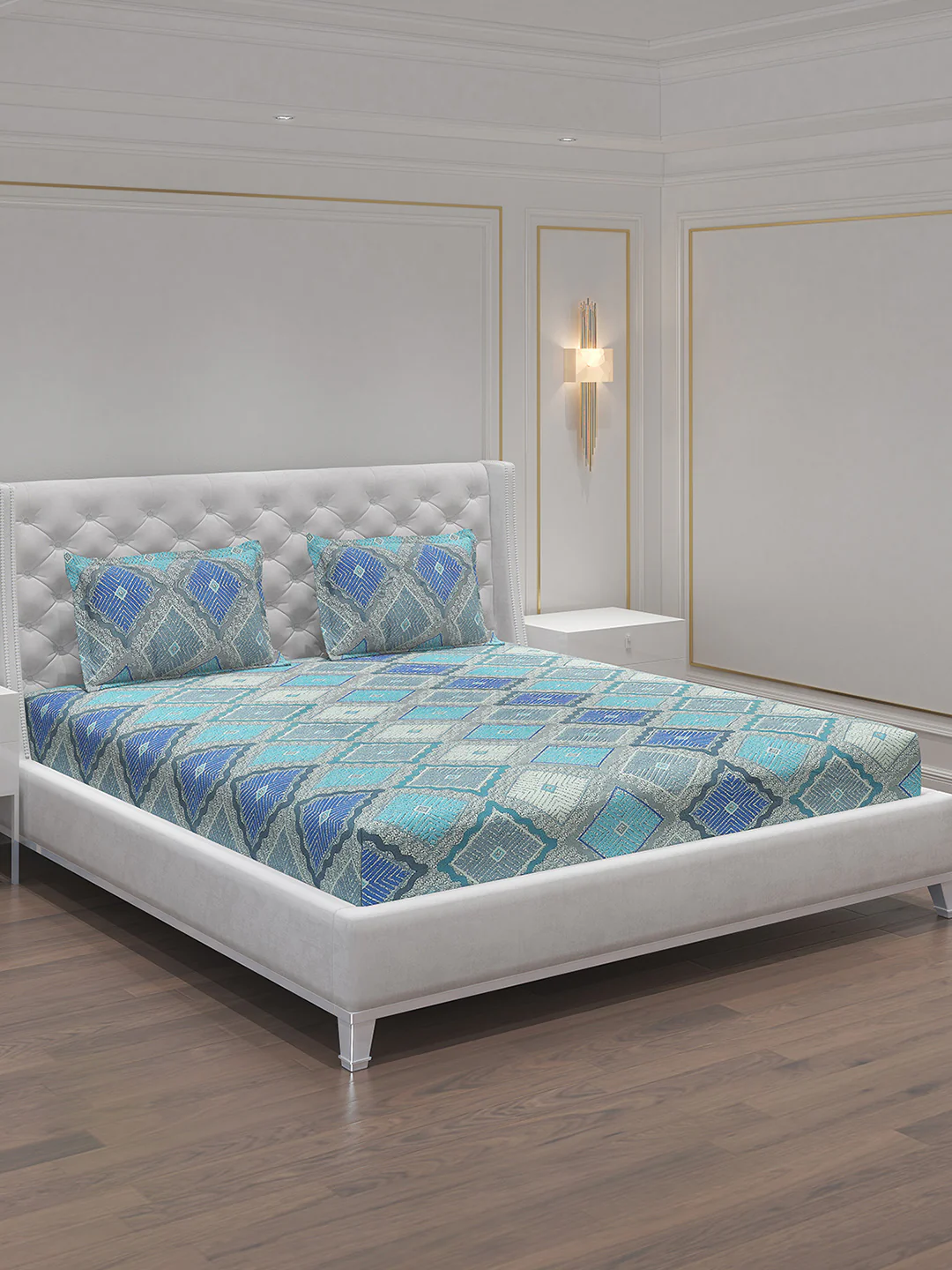 MOCA by Monte Carlo 120 GSM Microfibre Double Bedsheet with 2 Pillow Covers - Image 2