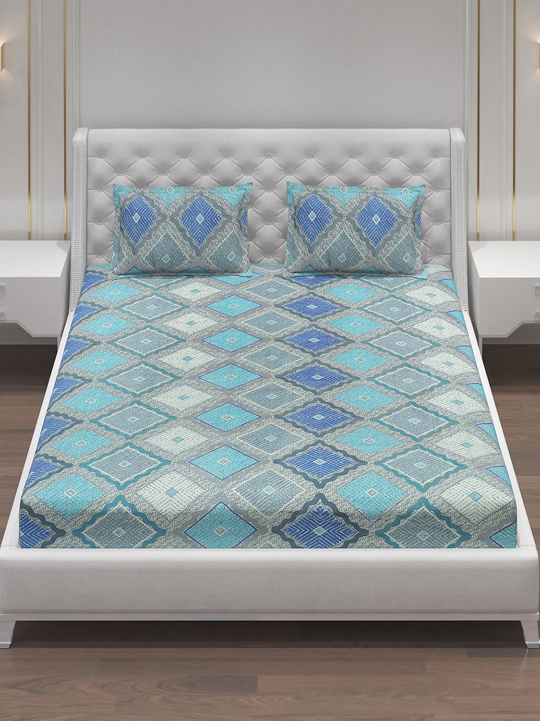 MOCA by Monte Carlo 120 GSM Microfibre Double Bedsheet with 2 Pillow Covers - Image 3