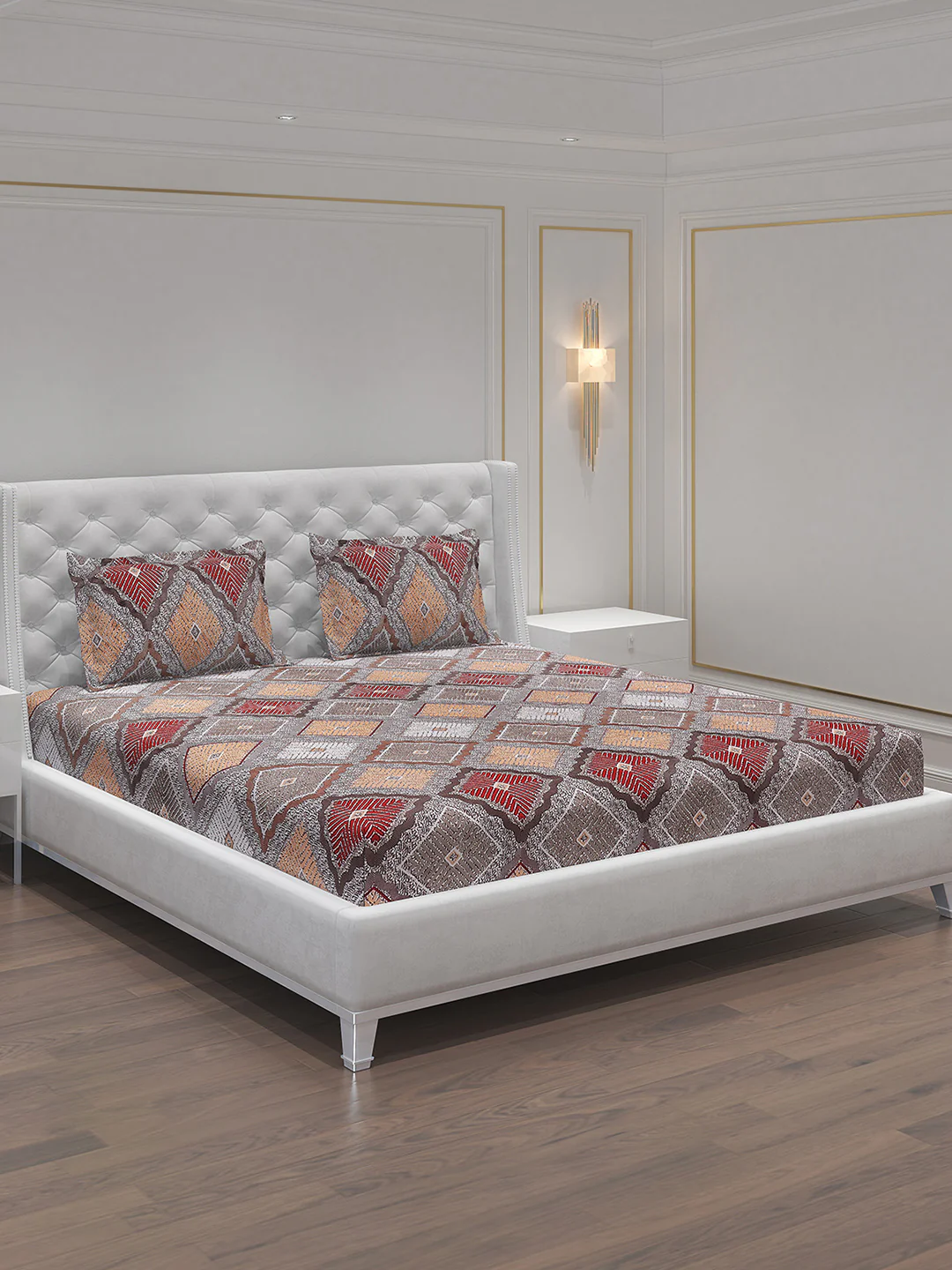 MOCA by Monte Carlo 120 GSM Microfibre Double Bedsheet with 2 Pillow Covers - Image 2