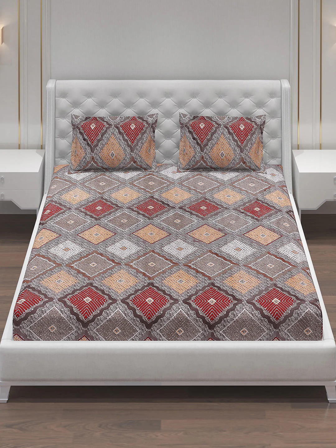 MOCA by Monte Carlo 120 GSM Microfibre Double Bedsheet with 2 Pillow Covers - Image 3