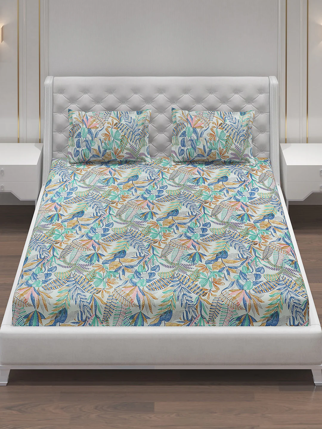 MOCA by Monte Carlo 120 GSM Microfibre Double Bedsheet with 2 Pillow Covers - Image 3