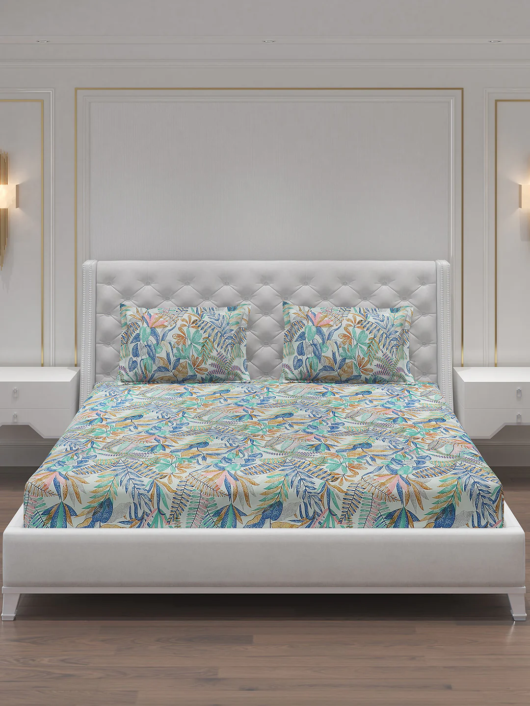 MOCA by Monte Carlo 120 GSM Microfibre Double Bedsheet with 2 Pillow Covers - Image 4