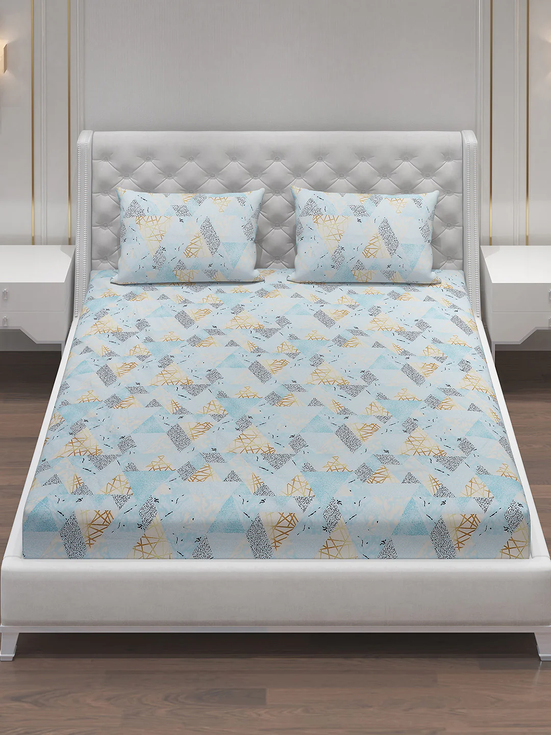 MOCA by Monte Carlo 120 GSM Microfibre Double Bedsheet with 2 Pillow Covers - Image 3