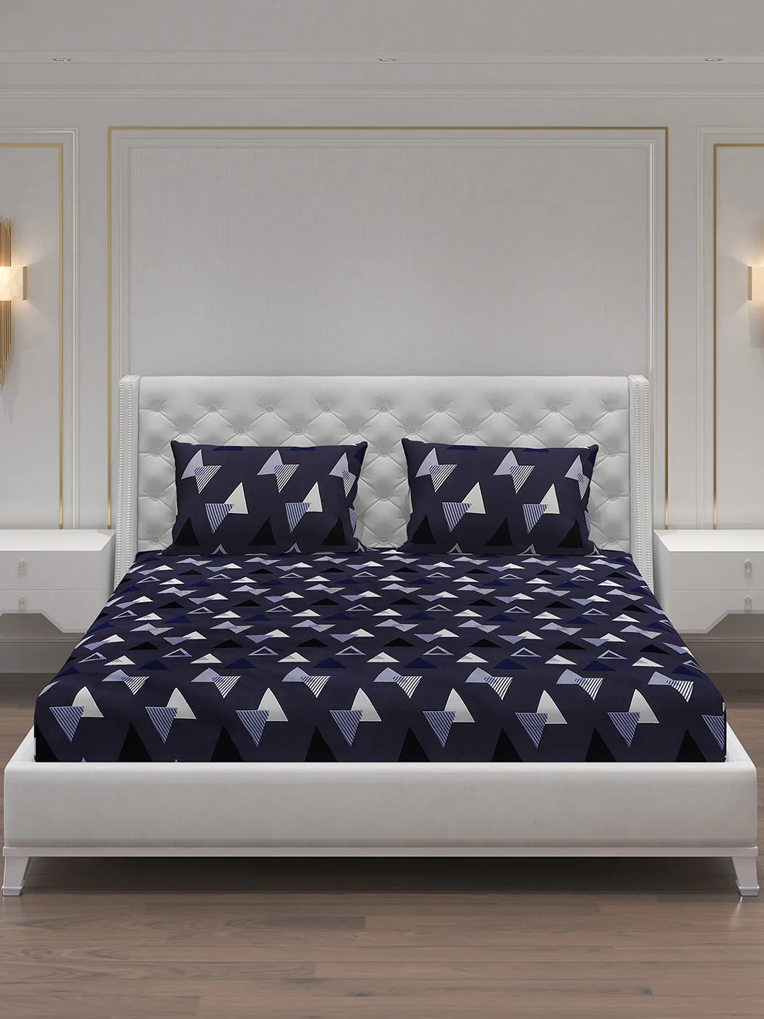 MOCA by Monte Carlo 120 GSM Microfibre Double Bedsheet with 2 Pillow Covers - Image 3