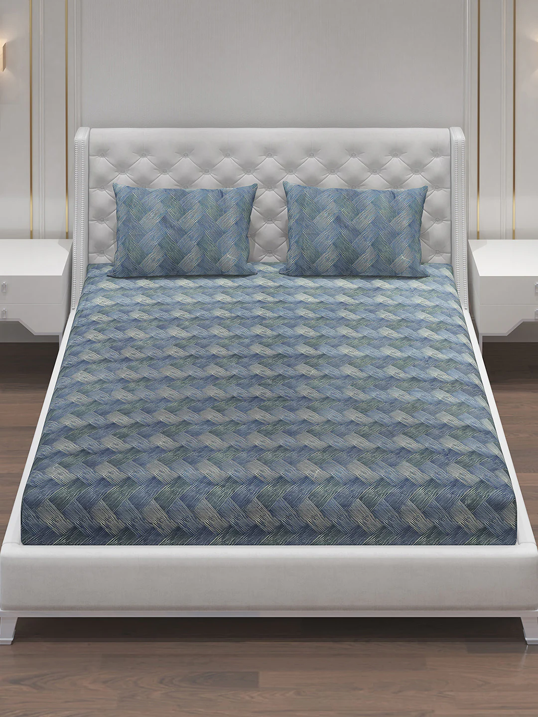 MOCA by Monte Carlo 120 GSM Microfibre Double Bedsheet with 2 Pillow Covers - Image 3