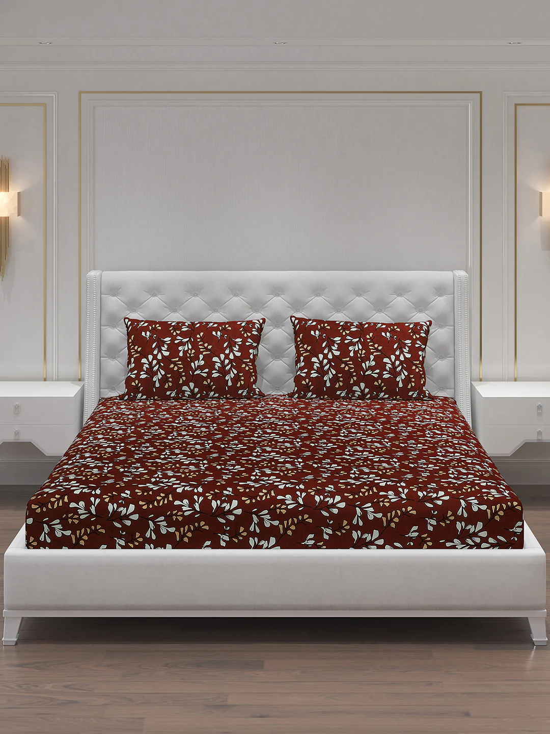 MOCA by Monte Carlo 120 GSM Microfibre Double Bedsheet with 2 Pillow Covers - Image 4