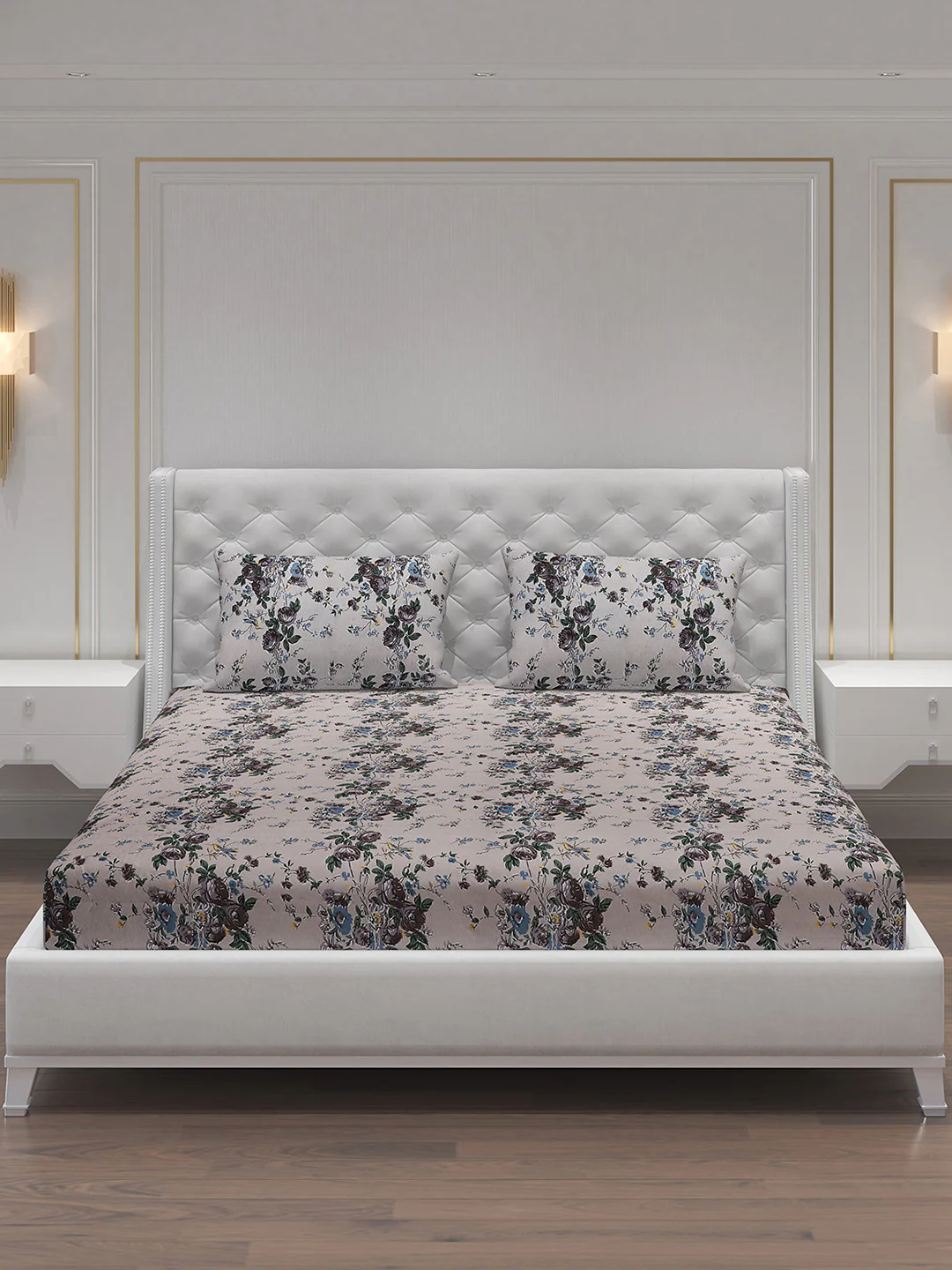 MOCA by Monte Carlo 120 GSM Microfibre Double Bedsheet with 2 Pillow Covers - Image 4