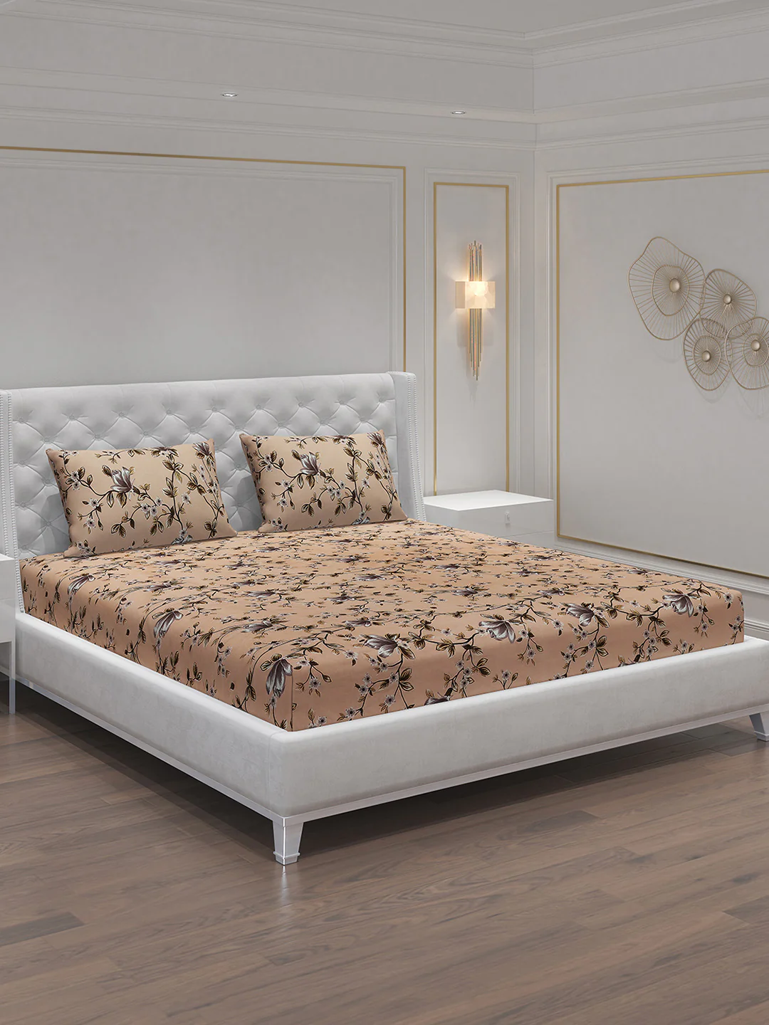 MOCA by Monte Carlo 120 GSM Microfibre Double Bedsheet with 2 Pillow Covers - Image 2