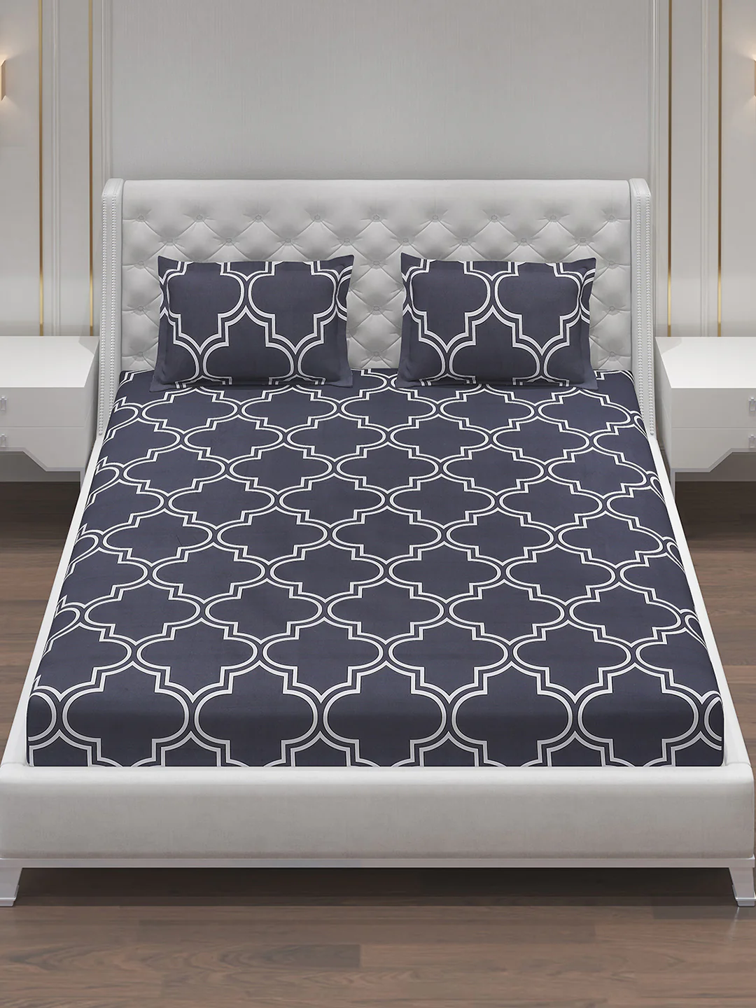 MOCA by Monte Carlo 120 GSM Microfibre Double Bedsheet with 2 Pillow Covers - Image 3