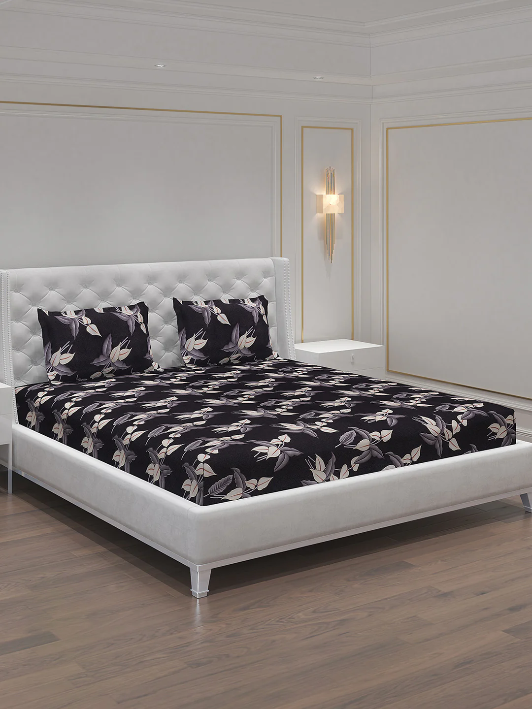 MOCA by Monte Carlo 120 GSM Microfibre Double Bedsheet with 2 Pillow Covers - Image 2