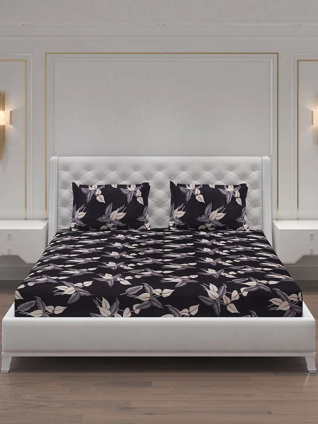 MOCA by Monte Carlo 120 GSM Microfibre Double Bedsheet with 2 Pillow Covers - Image 4