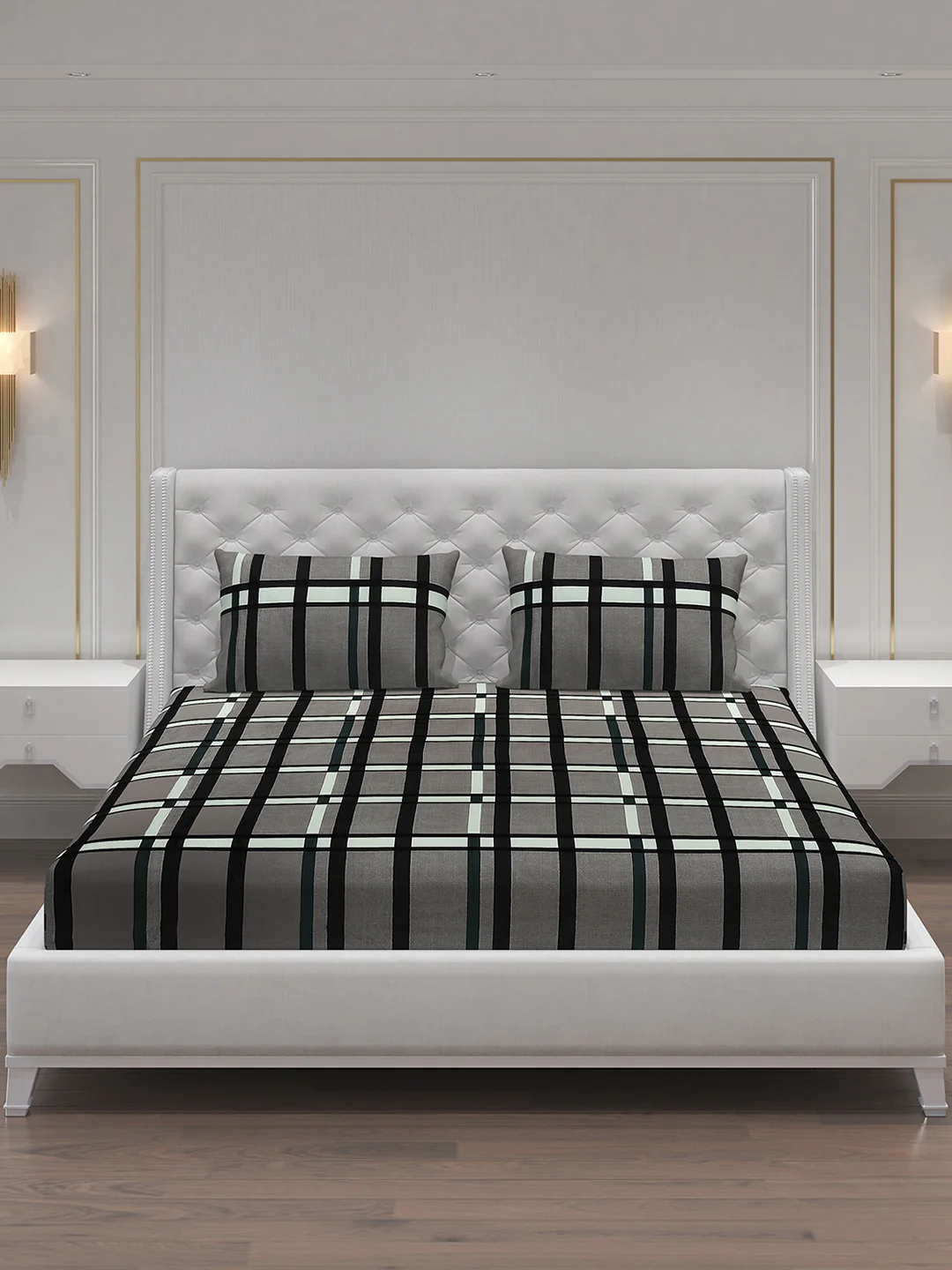 MOCA by Monte Carlo 120 GSM Microfibre Double Bedsheet with 2 Pillow Covers - Image 4