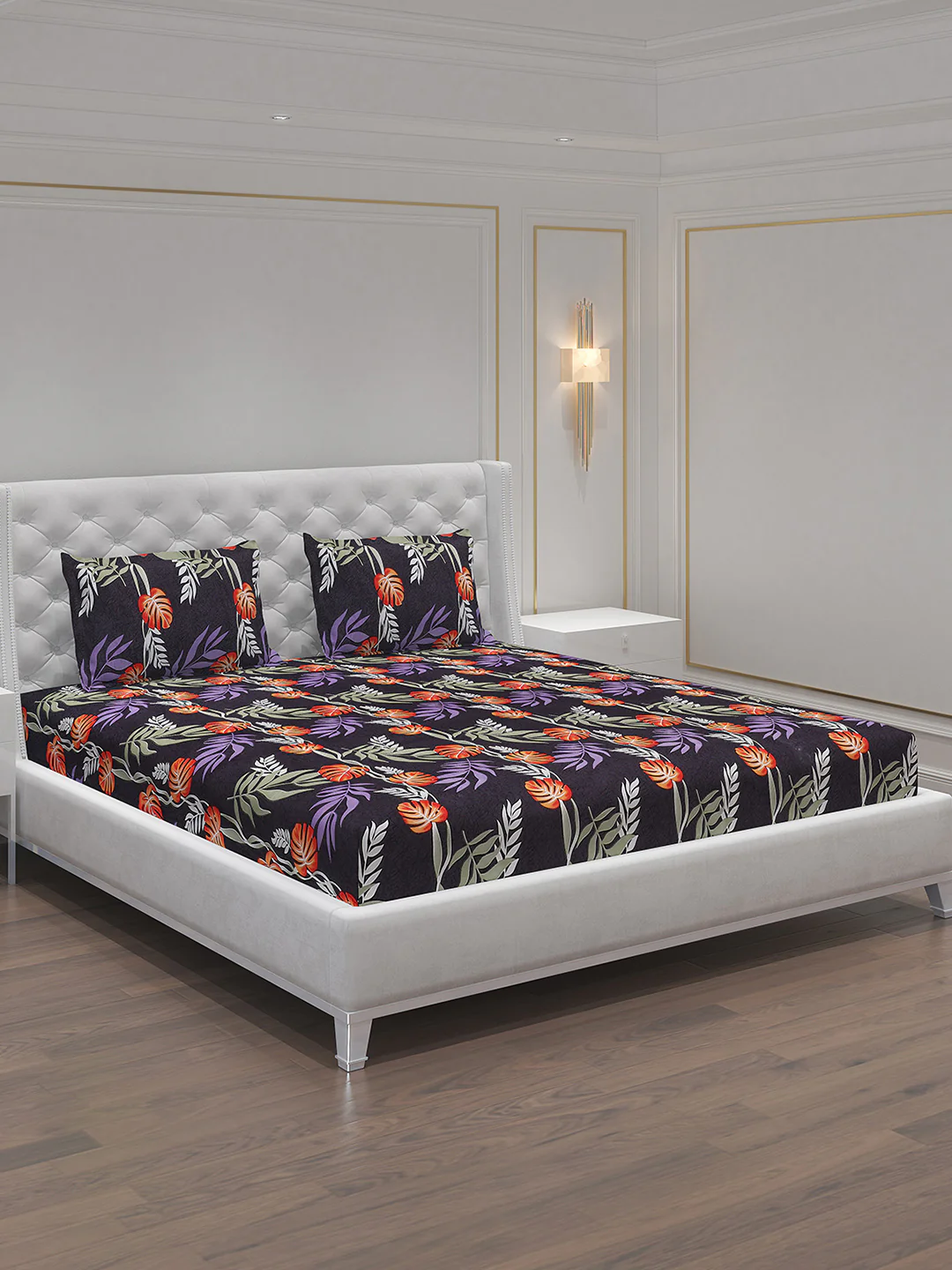 MOCA by Monte Carlo 120 GSM Microfibre Double Bedsheet with 2 Pillow Covers - Image 2