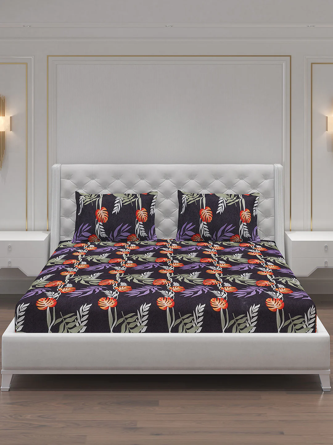 MOCA by Monte Carlo 120 GSM Microfibre Double Bedsheet with 2 Pillow Covers - Image 4