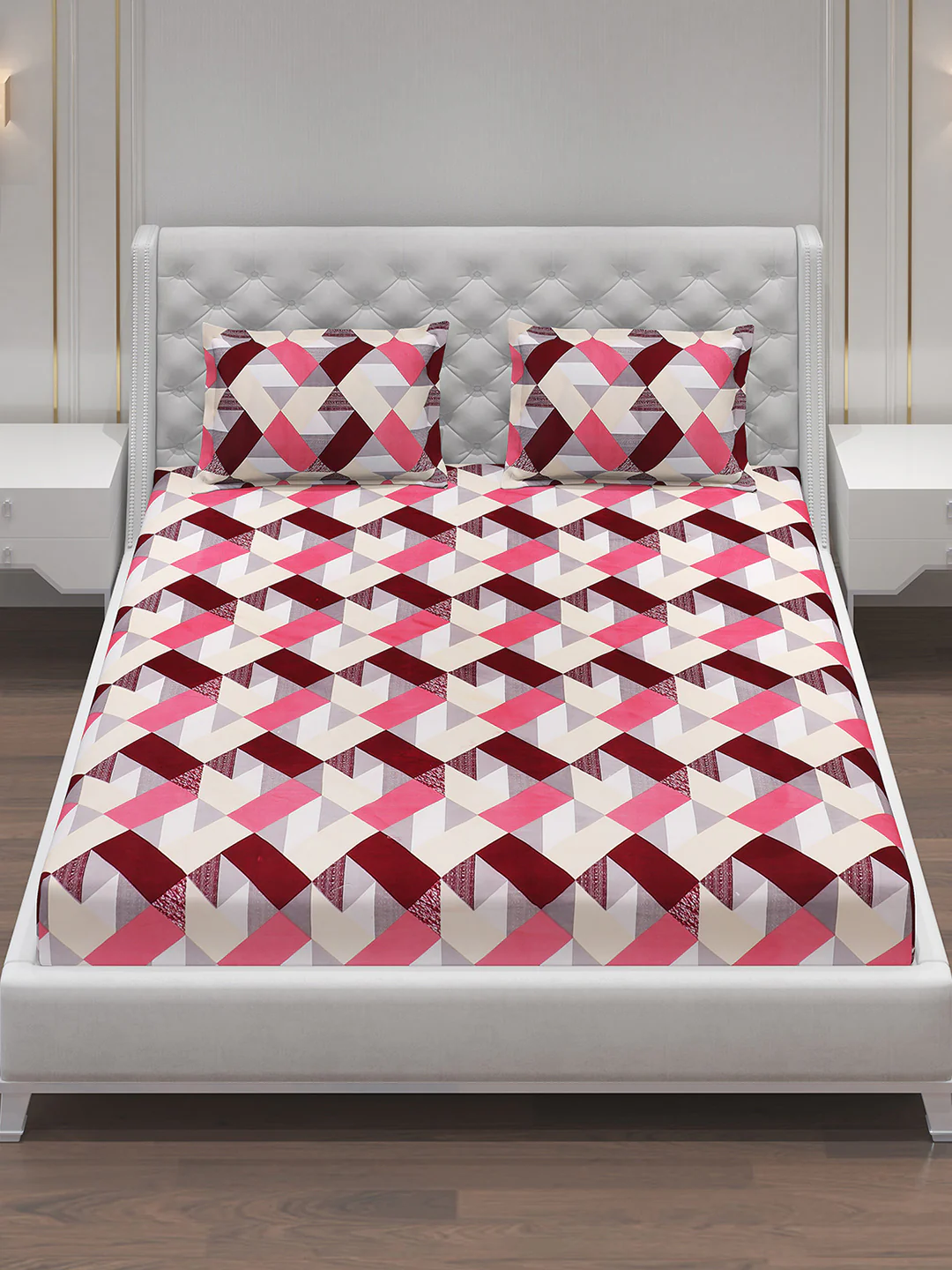 MOCA by Monte Carlo 120 GSM Microfibre Double Bedsheet with 2 Pillow Covers - Image 3