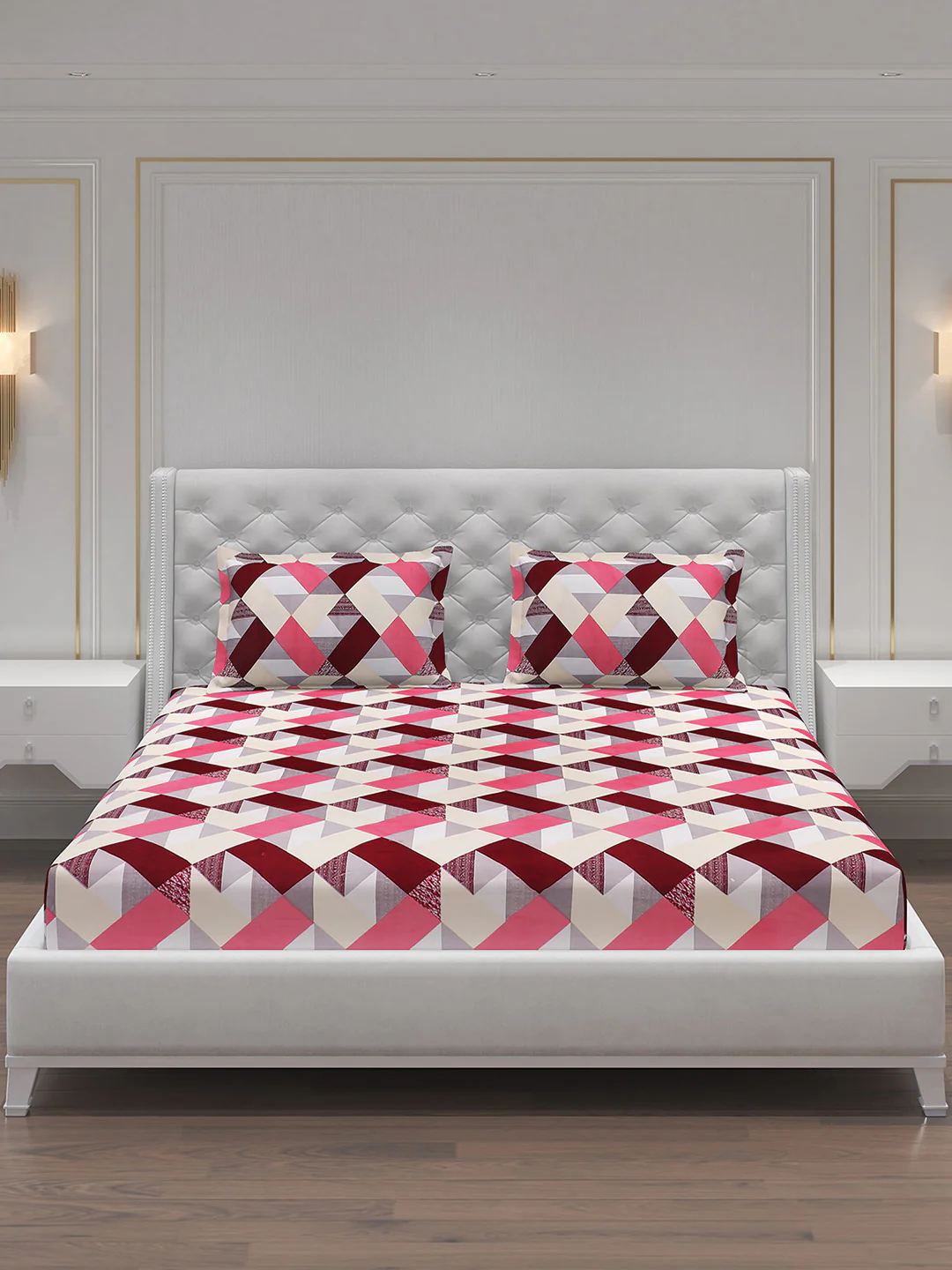 MOCA by Monte Carlo 120 GSM Microfibre Double Bedsheet with 2 Pillow Covers - Image 4