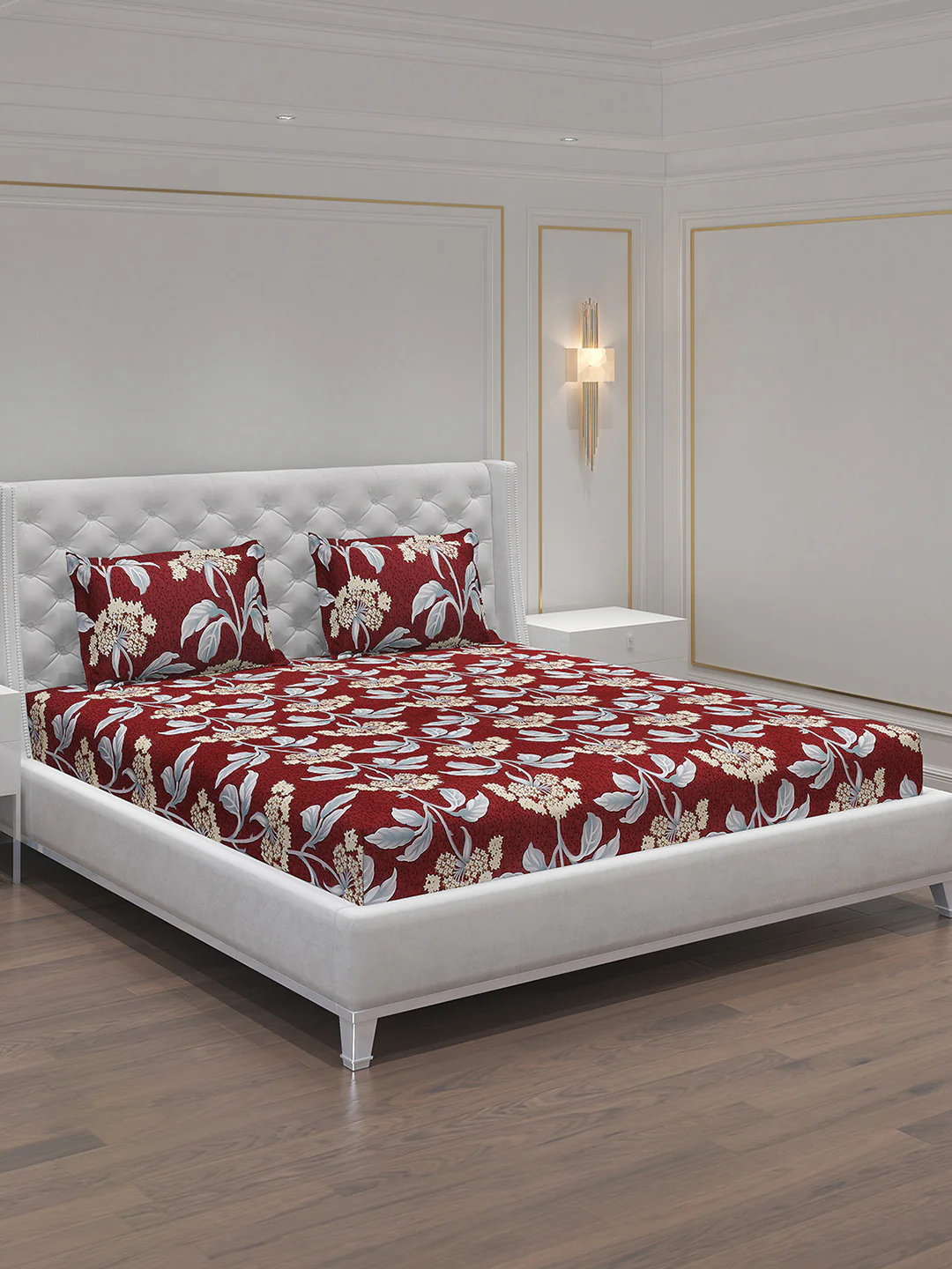 MOCA by Monte Carlo 120 GSM Microfibre Double Bedsheet with 2 Pillow Covers - Image 2