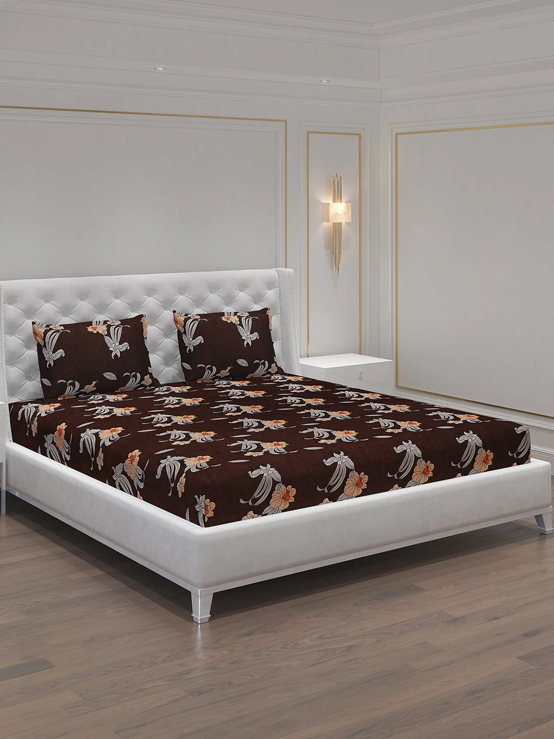 MOCA by Monte Carlo 120 GSM Microfibre Double Bedsheet with 2 Pillow Covers - Image 2