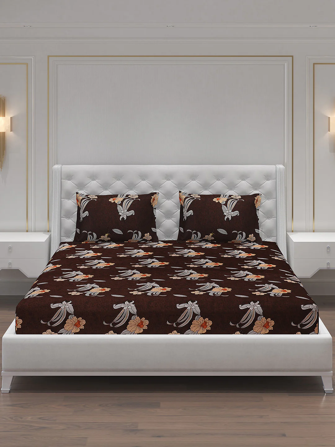 MOCA by Monte Carlo 120 GSM Microfibre Double Bedsheet with 2 Pillow Covers - Image 4