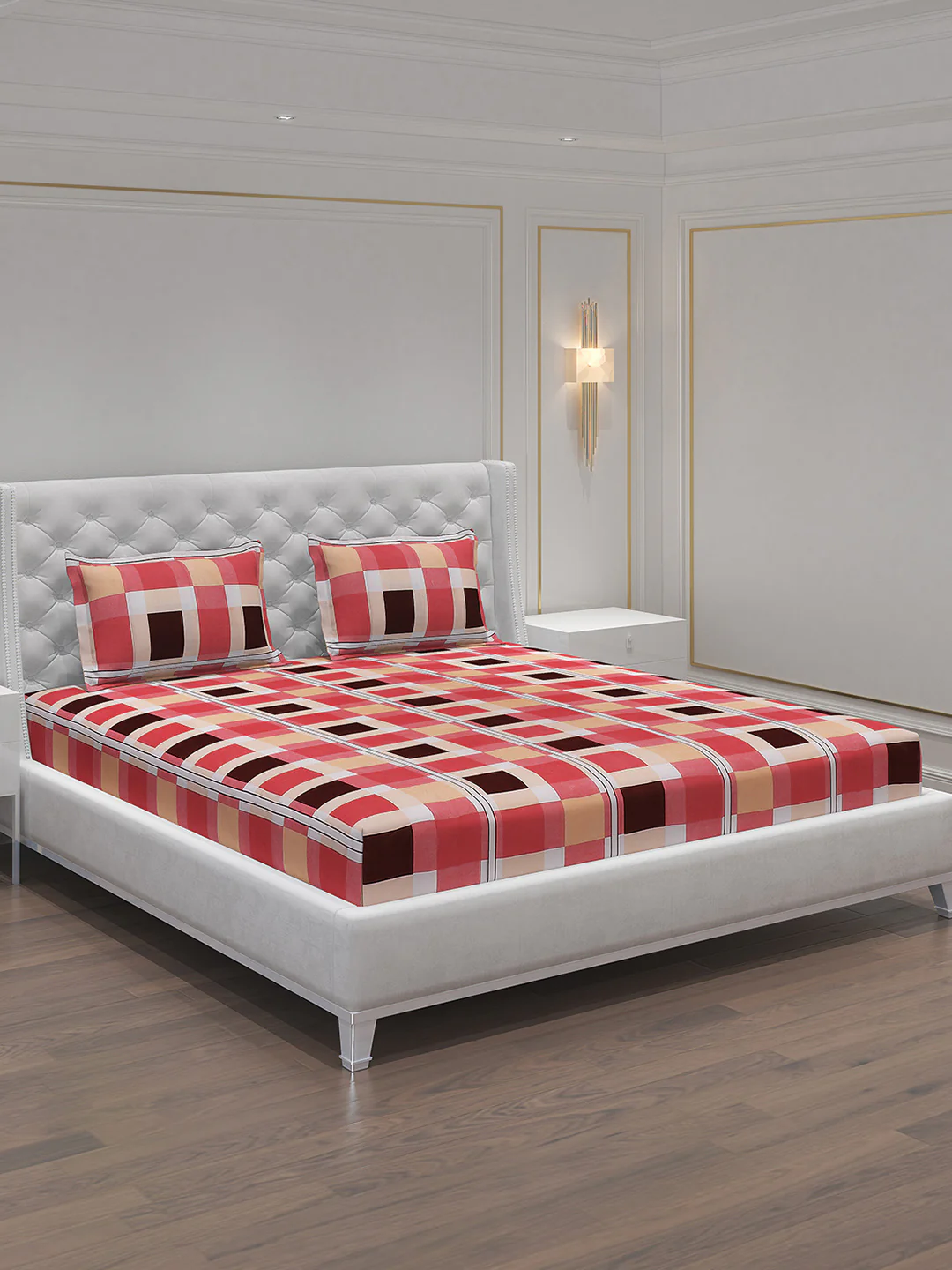 MOCA by Monte Carlo 120 GSM Microfibre Double Bedsheet with 2 Pillow Covers - Image 2