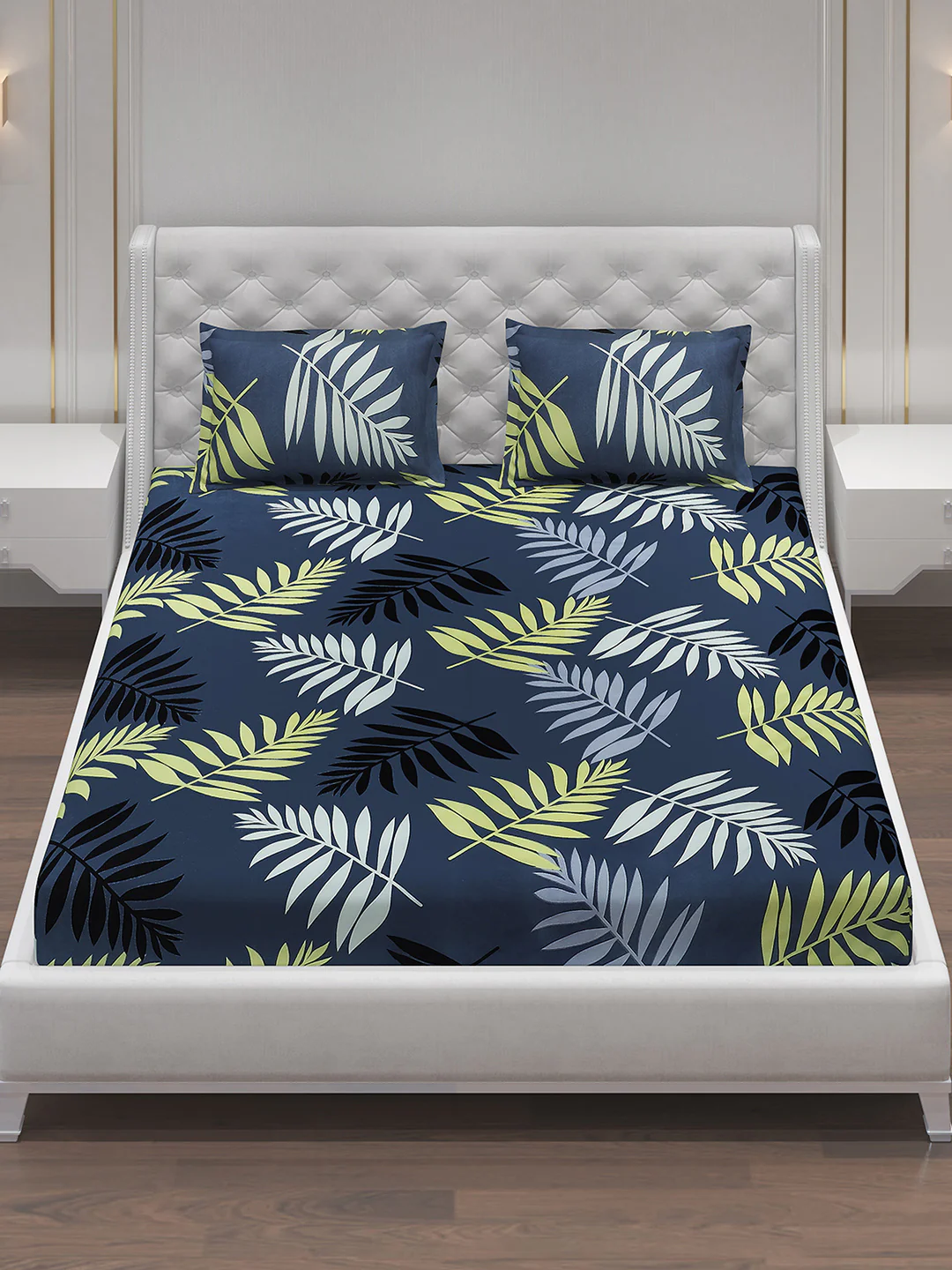 MOCA by Monte Carlo 120 GSM Microfibre Double Bedsheet with 2 Pillow Covers - Image 3