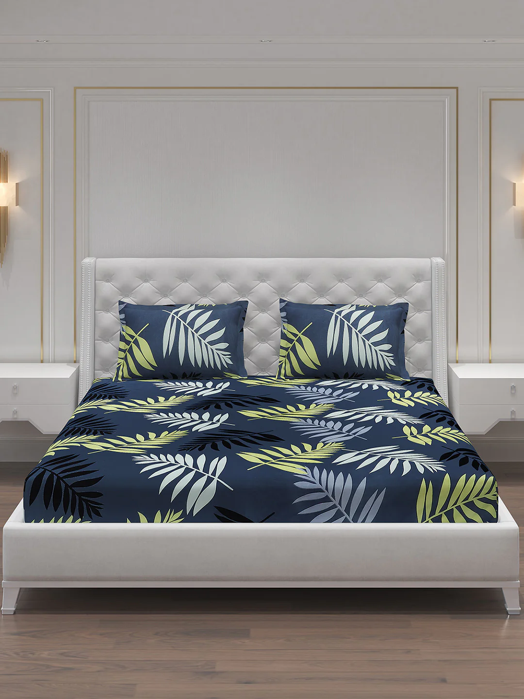 MOCA by Monte Carlo 120 GSM Microfibre Double Bedsheet with 2 Pillow Covers - Image 4
