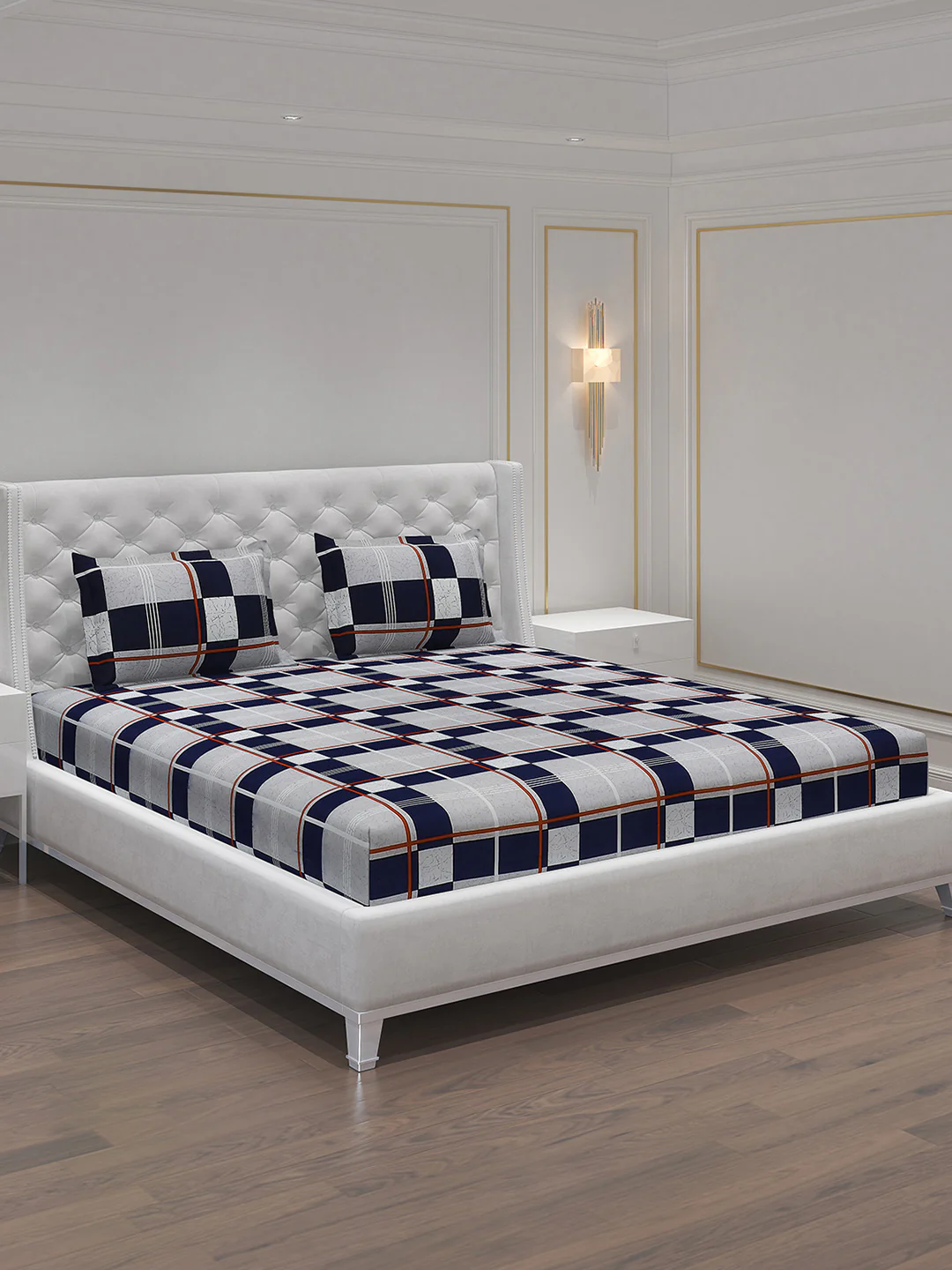 MOCA by Monte Carlo 120 GSM Microfibre Double Bedsheet with 2 Pillow Covers - Image 2