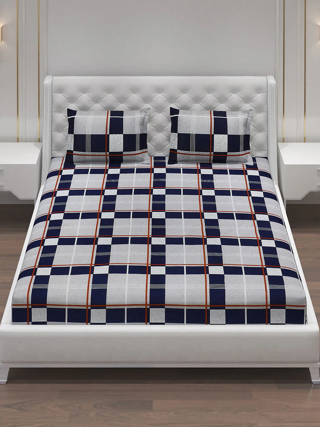 MOCA by Monte Carlo 120 GSM Microfibre Double Bedsheet with 2 Pillow Covers - Image 3