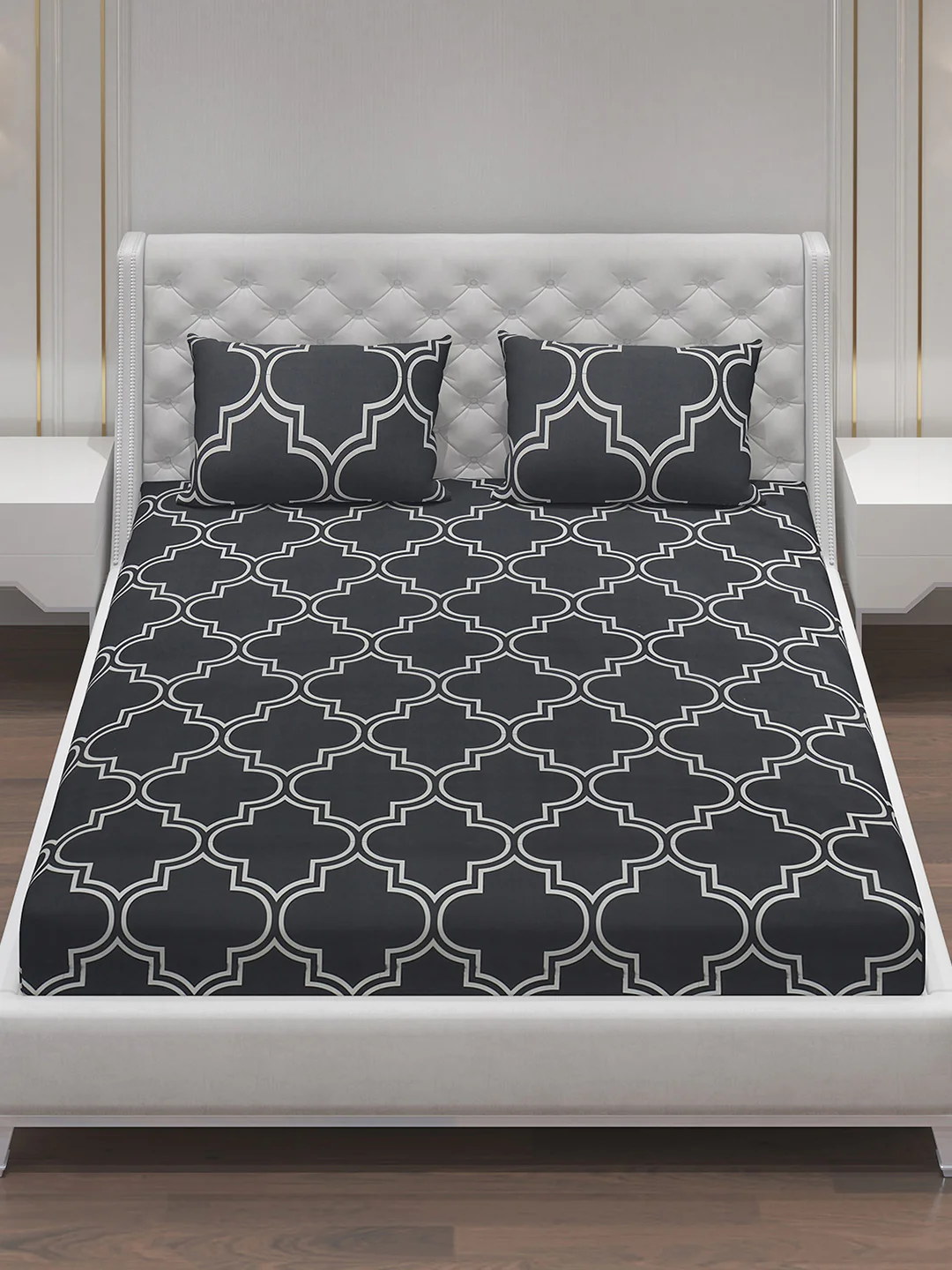 MOCA by Monte Carlo 120 GSM Microfibre Double Bedsheet With 2 Pillow Covers - Image 4