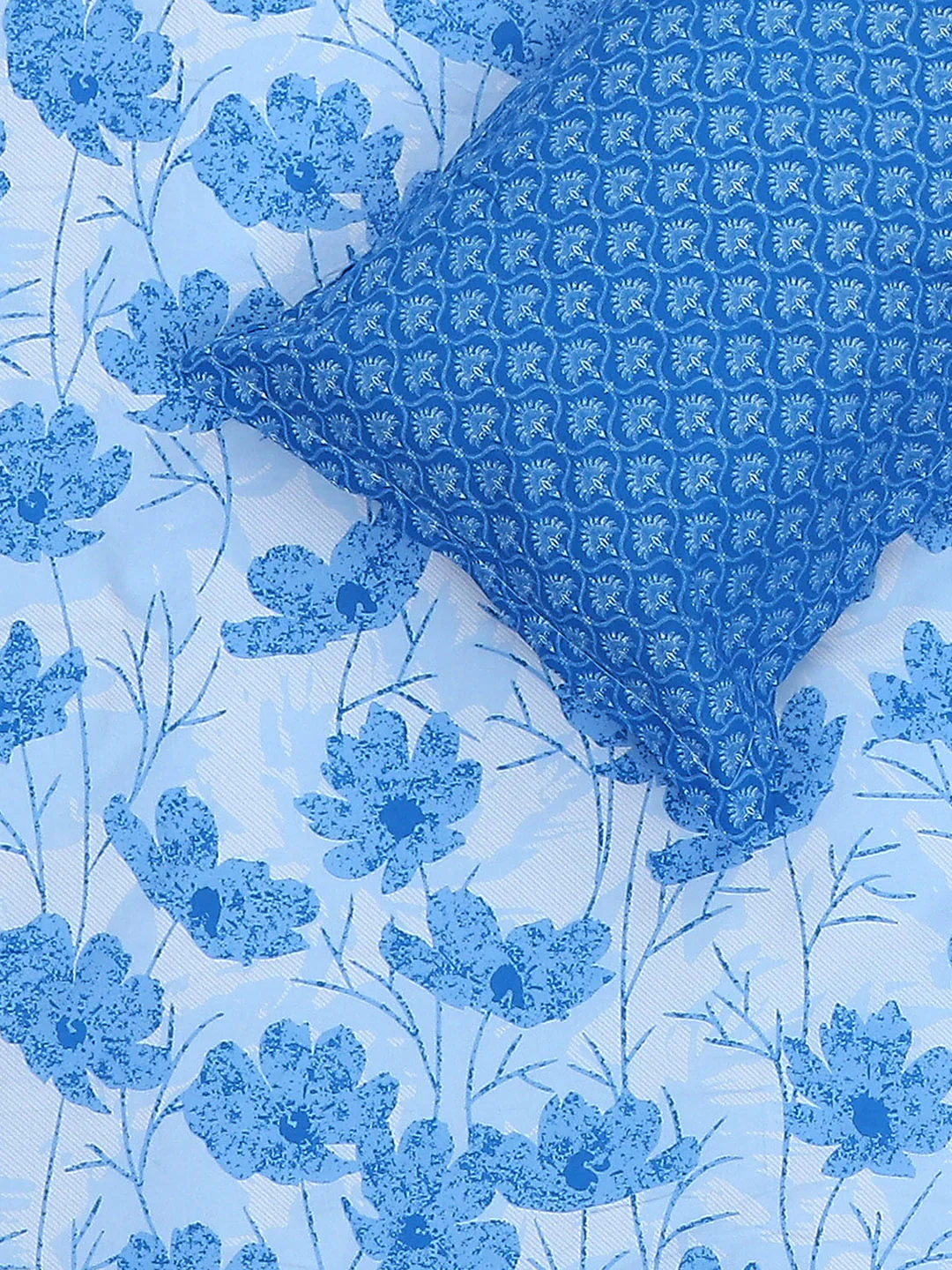 MOCA by Monte Carlo 144 TC Cotton King Bedsheet with 2 Pillow Covers - Image 5