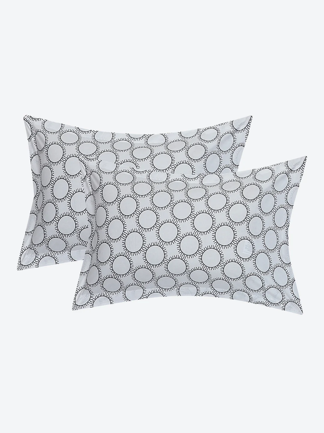 MOCA by Monte Carlo 144 TC Cotton King Bedsheet with 2 Pillow Covers - Image 7