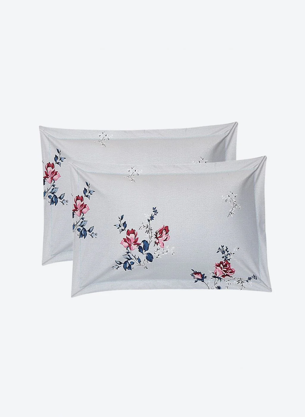 120TC Pure Cotton Queen Bedsheet with 2 Pillow Covers - Image 7