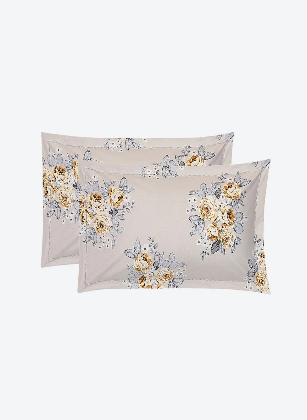 120TC Pure Cotton Queen Bedsheet with 2 Pillow Covers - Image 7