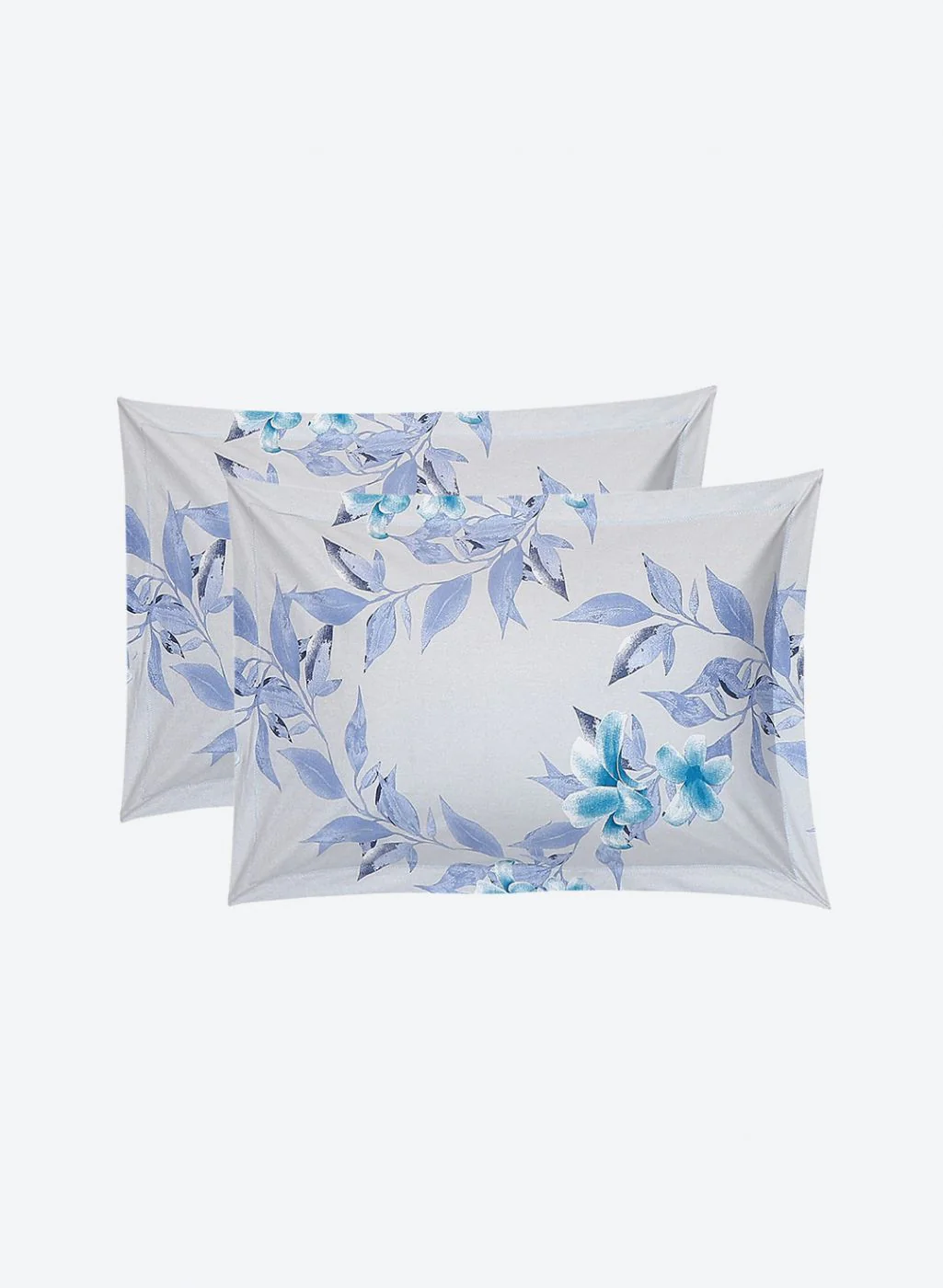 120TC Pure Cotton Queen Bedsheet with 2 Pillow Covers - Image 7