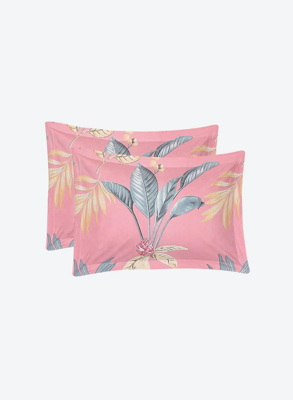 130 GSM Polyester Queen Bedsheet with 2 Pillow Covers - Image 7