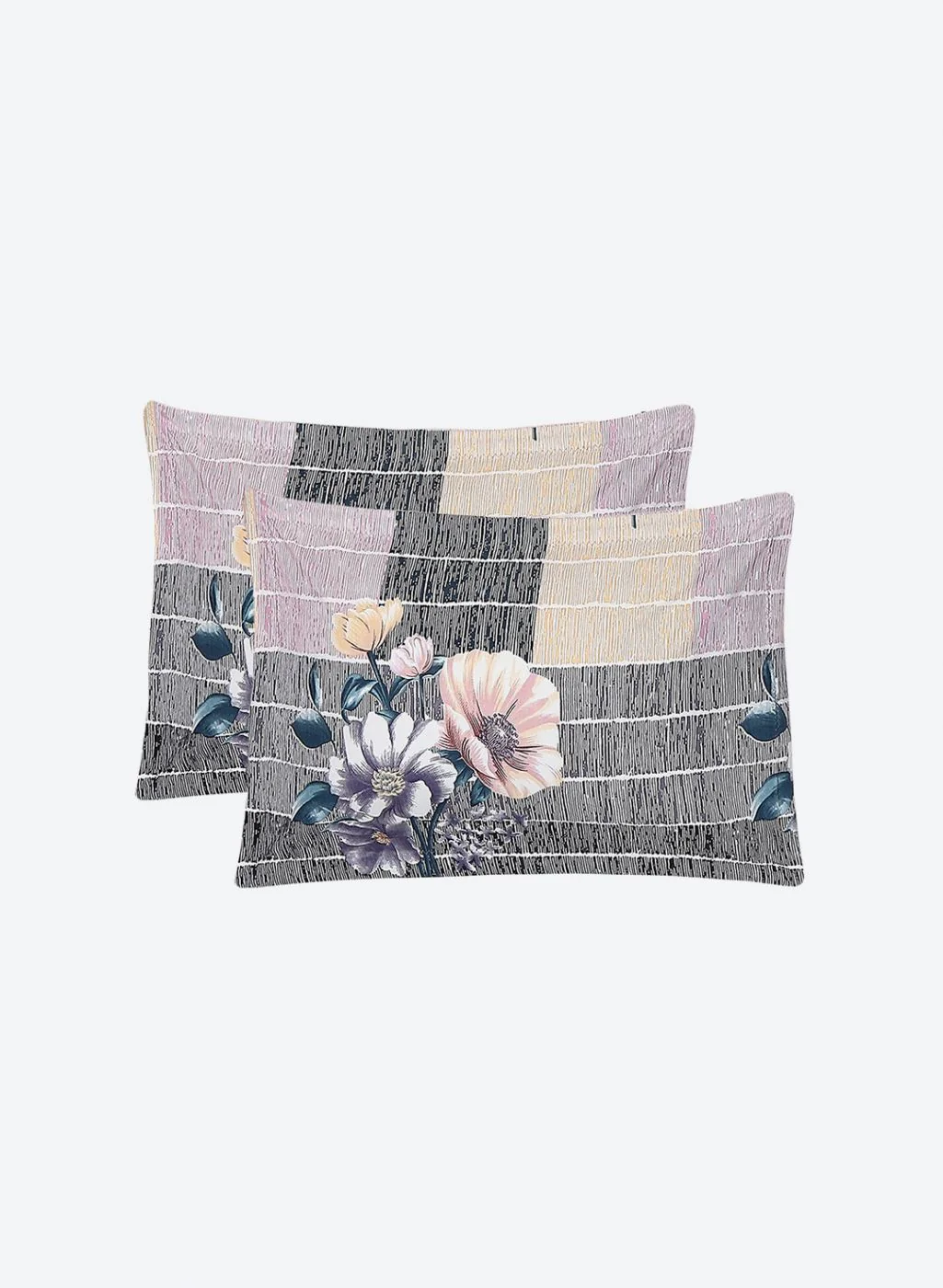 130 GSM Polyester Queen Bedsheet with 2 Pillow Covers - Image 7