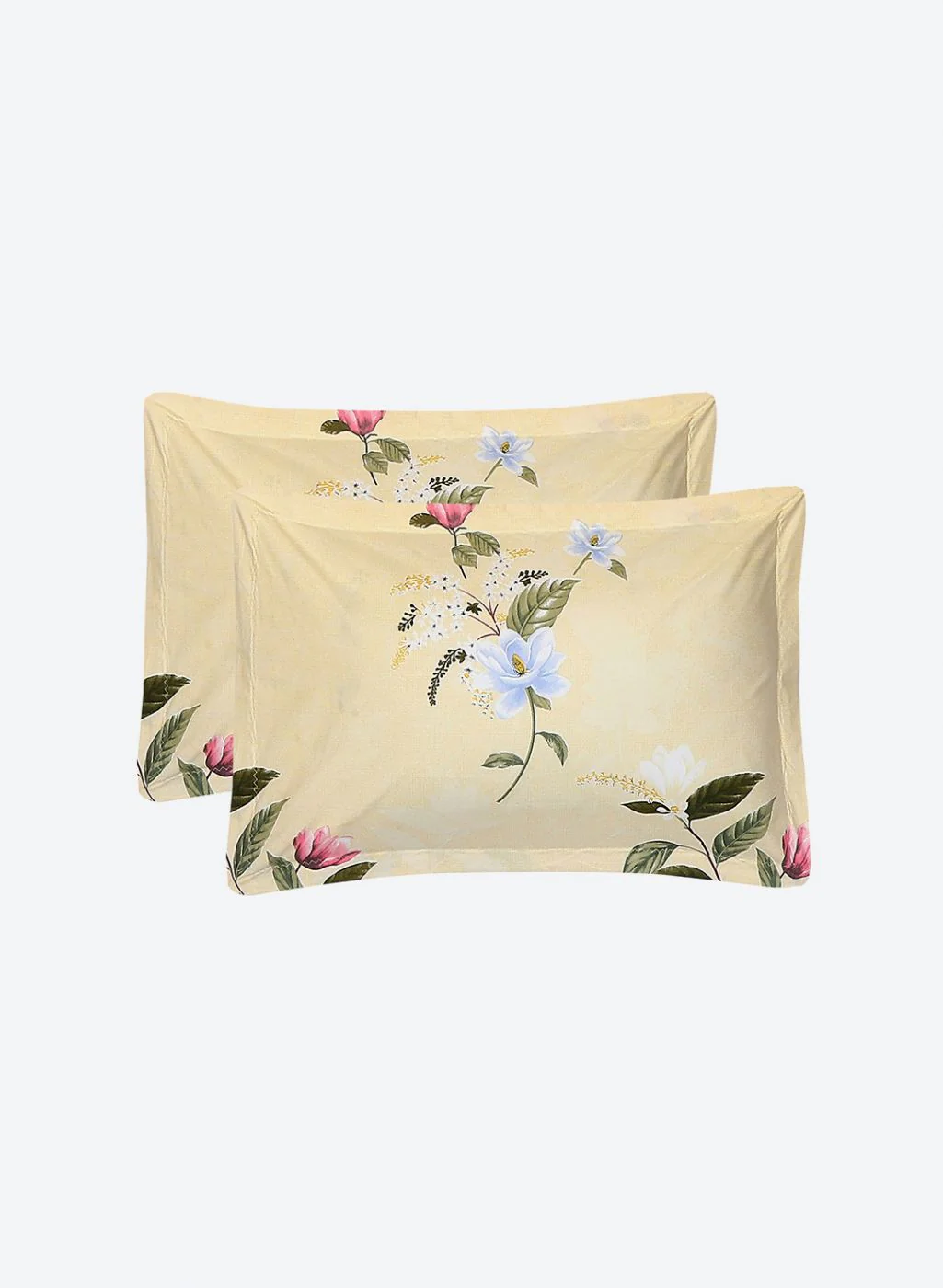 130 GSM Polyester Queen Bedsheet with 2 Pillow Covers - Image 7